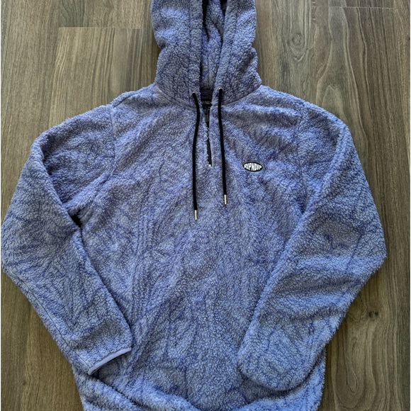 Ripndip Tops - Ripndip purple sherpa hoodie